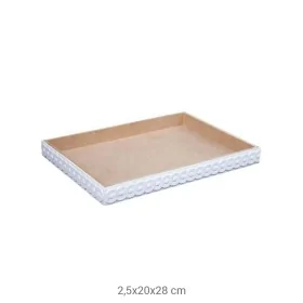 EG21 Dikdörtgen Çıtalı Tepsi Ahşap Boyanabilir Obje